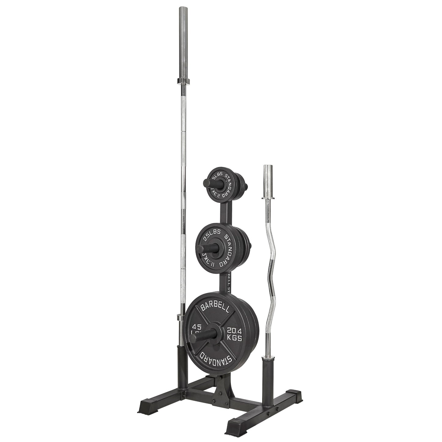 Weight Plate Tree and Bar Storage