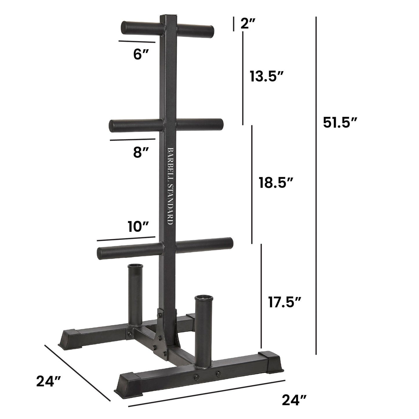 Weight Plate Tree and Bar Storage